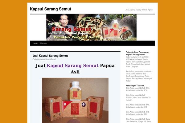 kapsulsarangsemut.com site used Twentytenartikeljualanheader