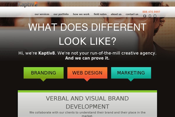 kaptiv8marketing.com site used Kaptiv8