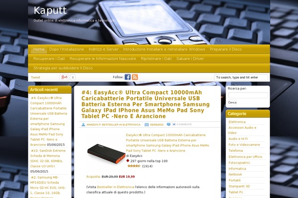 WordPress website example screenshot