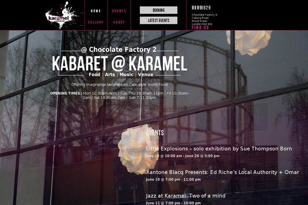 karamelrestaurant.com site used Karamel