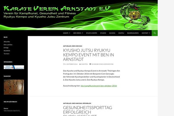 WordPress website example screenshot