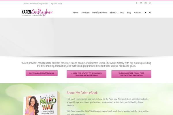 karen-gallagher.com site used Avada