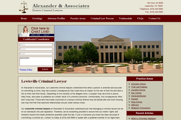 alexander-2015 theme websites examples