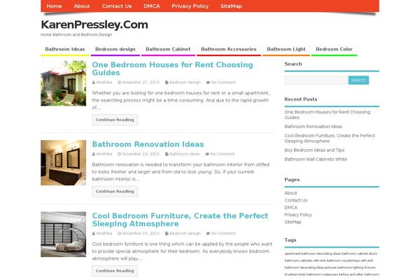 MesoColumn theme site design template sample