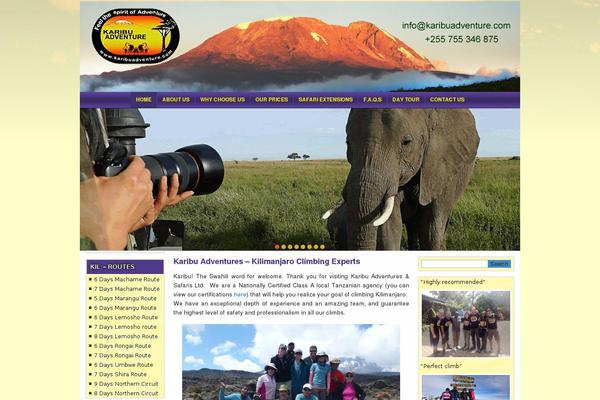 karibuadventure.com site used Karibuadventure