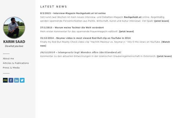 WordPress website example screenshot