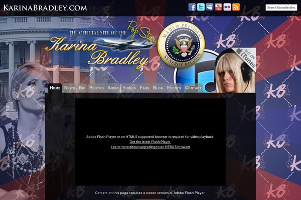karinabradley.com site used Madampresident