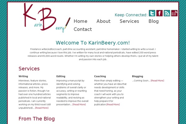 WordPress website example screenshot