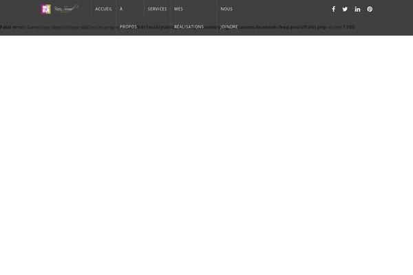 WordPress website example screenshot