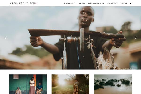 Photography theme site design template sample