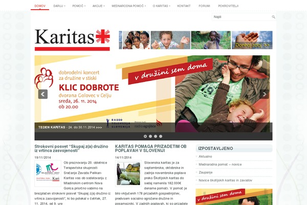 karitas.si site used HealthPress