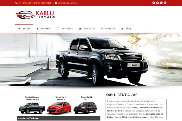 karlu.com.pe site used Heavenly-pro