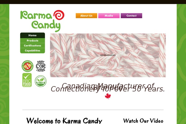 karmacandy.ca site used Karma-candy