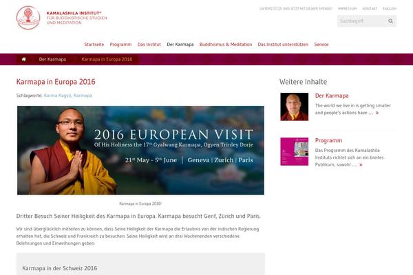 karmapa-europe.eu site used Kamalashila