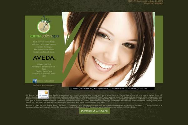 WordPress website example screenshot