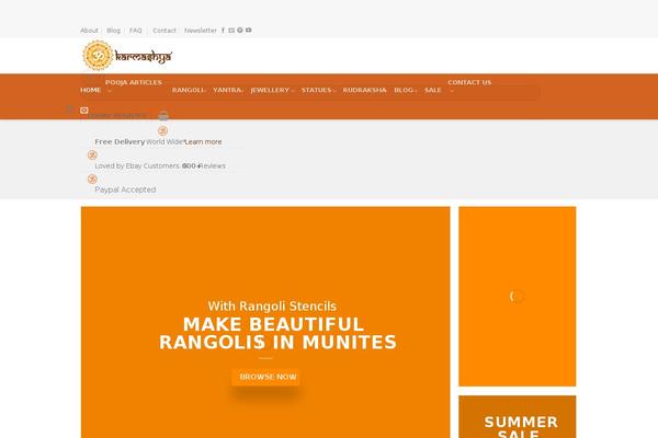 Flatsome theme site design template sample