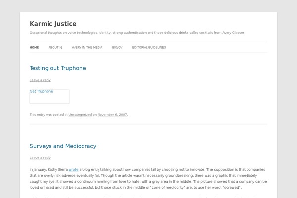 Twenty Twelve theme site design template sample