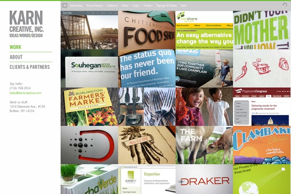 WordPress website example screenshot