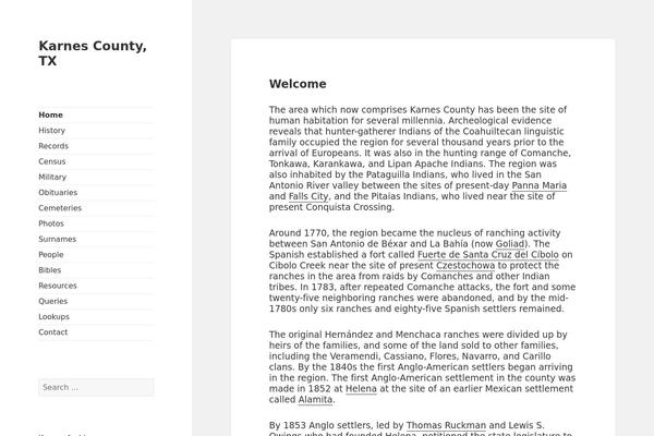 karnestx.com site used Karnes