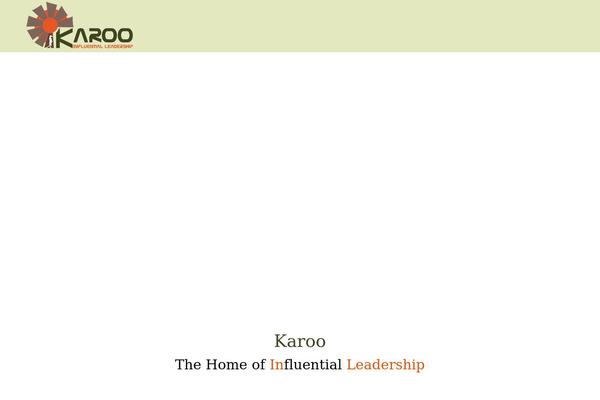 karoo.world site used Minimalist