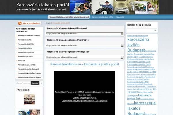 karosszerialakatos.eu site used Karosszerialakatos1