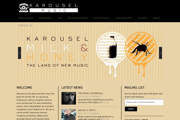 Sound_rock theme site design template sample