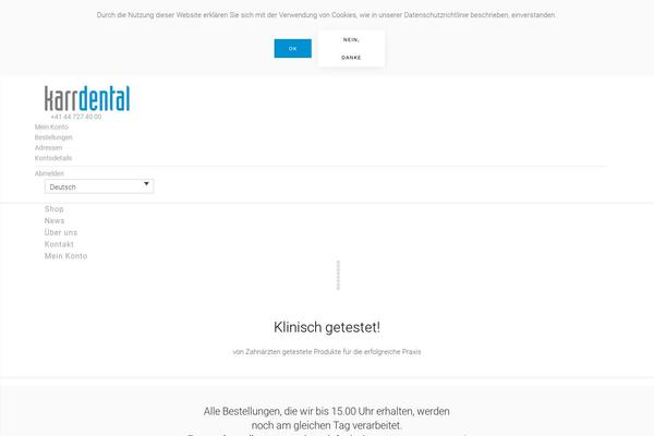 karrdental.ch site used Yootheme-child