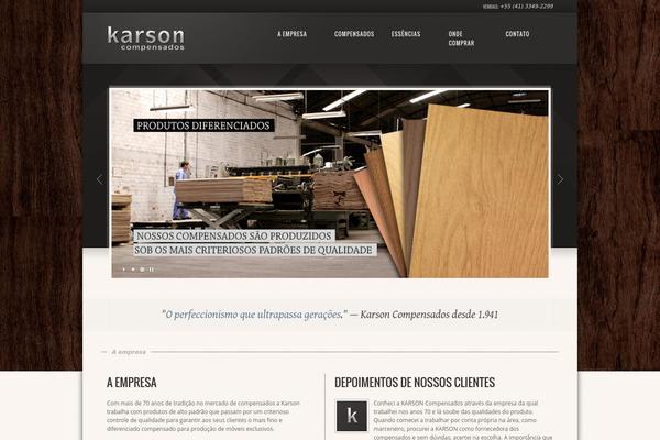 karson.com.br site used Award-theme