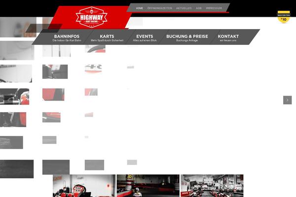 Gokart theme site design template sample