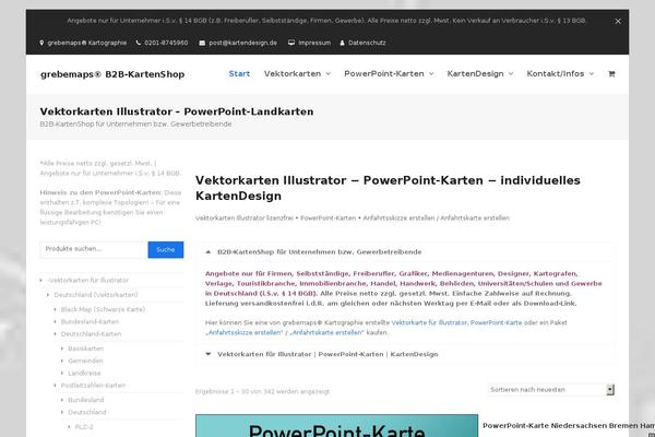 WordPress website example screenshot