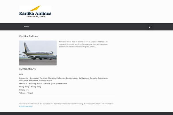 WordPress website example screenshot
