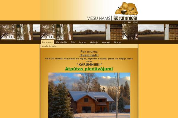 karumnieki.com site used Build