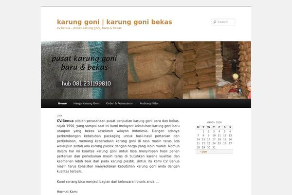Twenty Eleven theme site design template sample