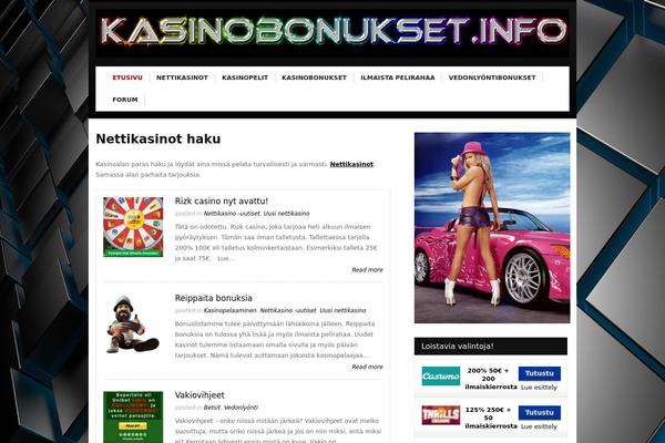 kasinobonukset.info site used Slots Theme