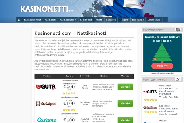 kasinonetti.com site used Kasinonetti-child