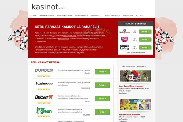 casinot theme websites examples