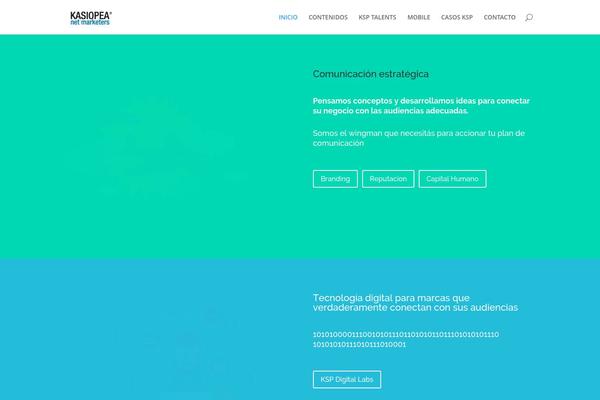Divi theme site design template sample