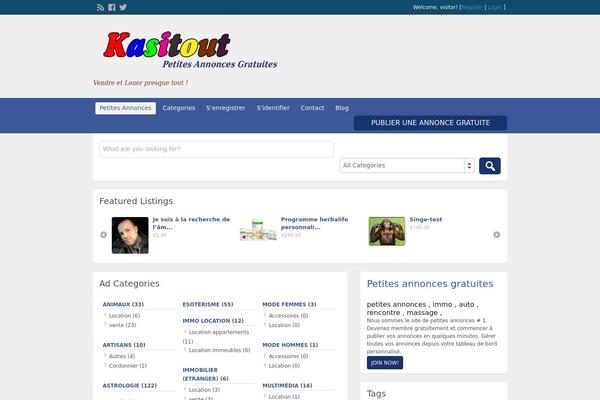 ClassiPress theme site design template sample