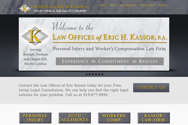 WordPress website example screenshot
