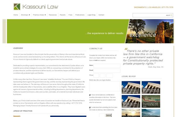 kassounilaw.com site used Bones