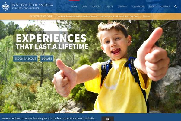 katahdin theme websites examples