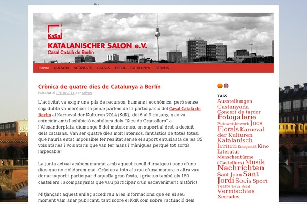 Twenty Ten theme site design template sample