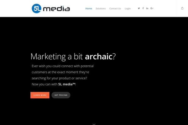 Salient theme site design template sample