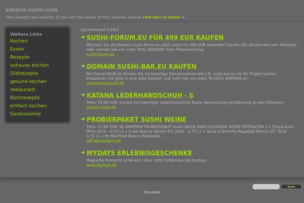 katana-sushi.com site used Blackhorsetheme