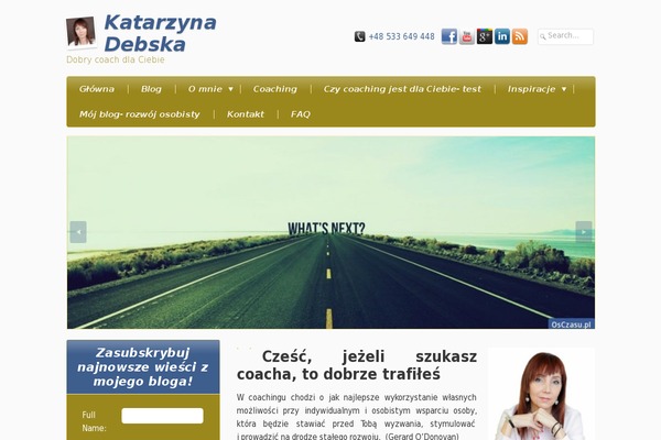 katarzynadebska-coach.pl site used Coachpro