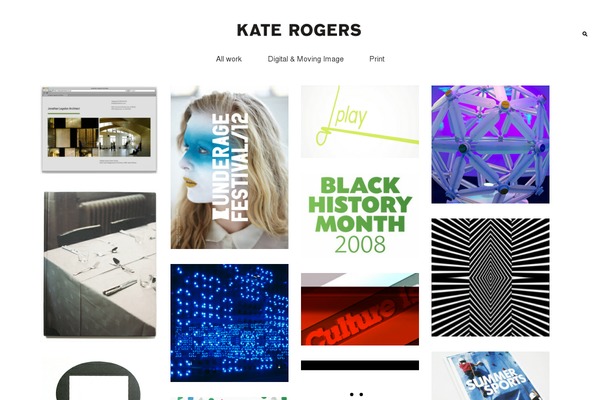 kate-rogers.com site used Showfolio