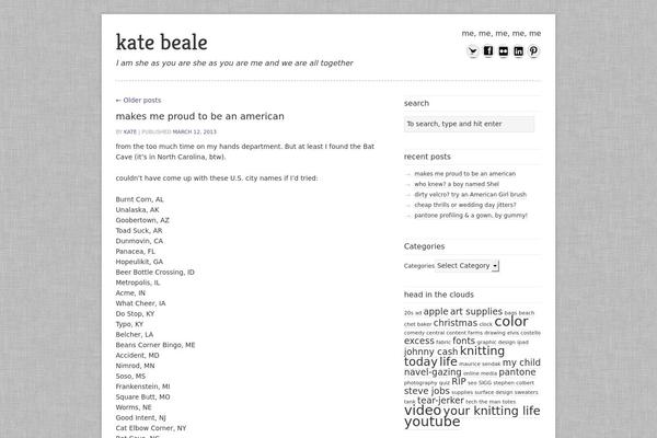 katebeale.com site used Swedish Greys