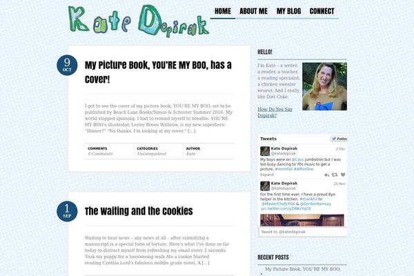 Bueno theme site design template sample