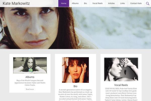 Radiate theme site design template sample