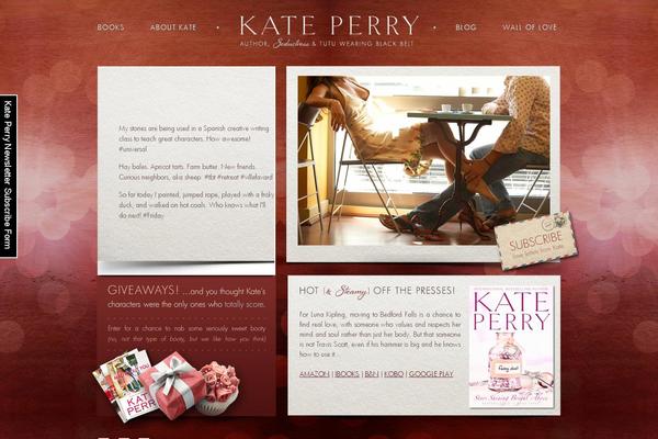 kateperry.com site used Kateperry